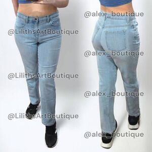 Gloria Vanderbilt Amanda Straight Leg Jeans(A054)-Size 8 for Women